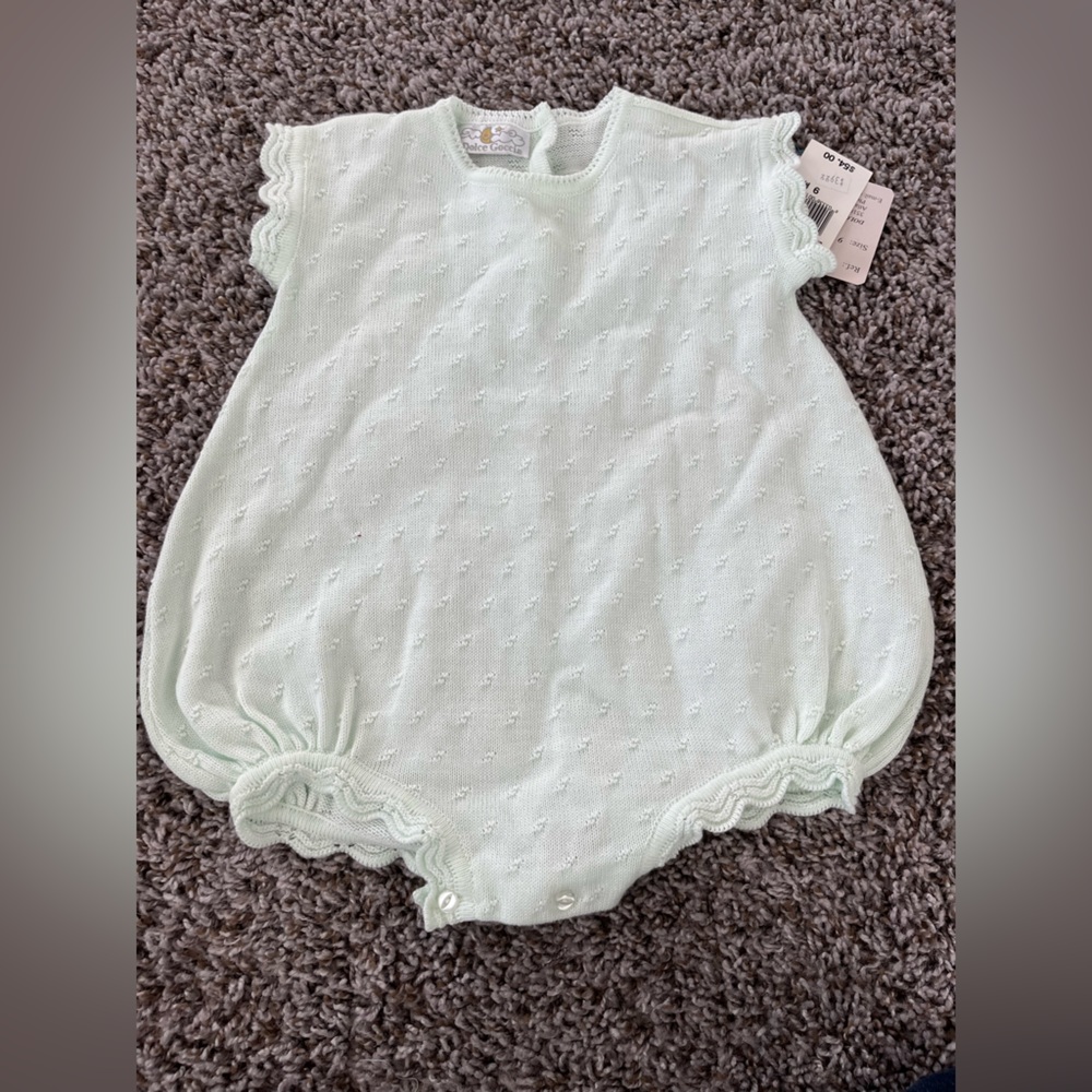 Vintage Dolce Goccia knit onesie NWT!!